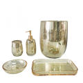 Champagnerbades Set Glasflasche